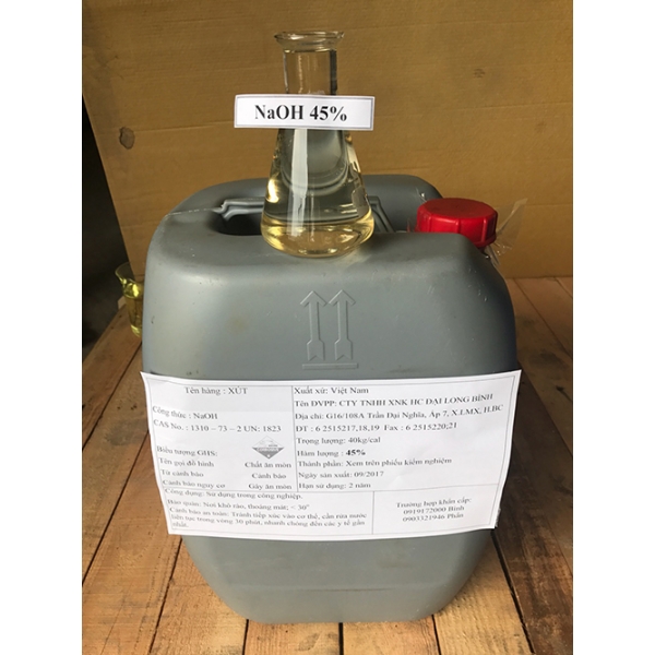 Natri Hydroxide Liquid ( sút lỏng) 45%